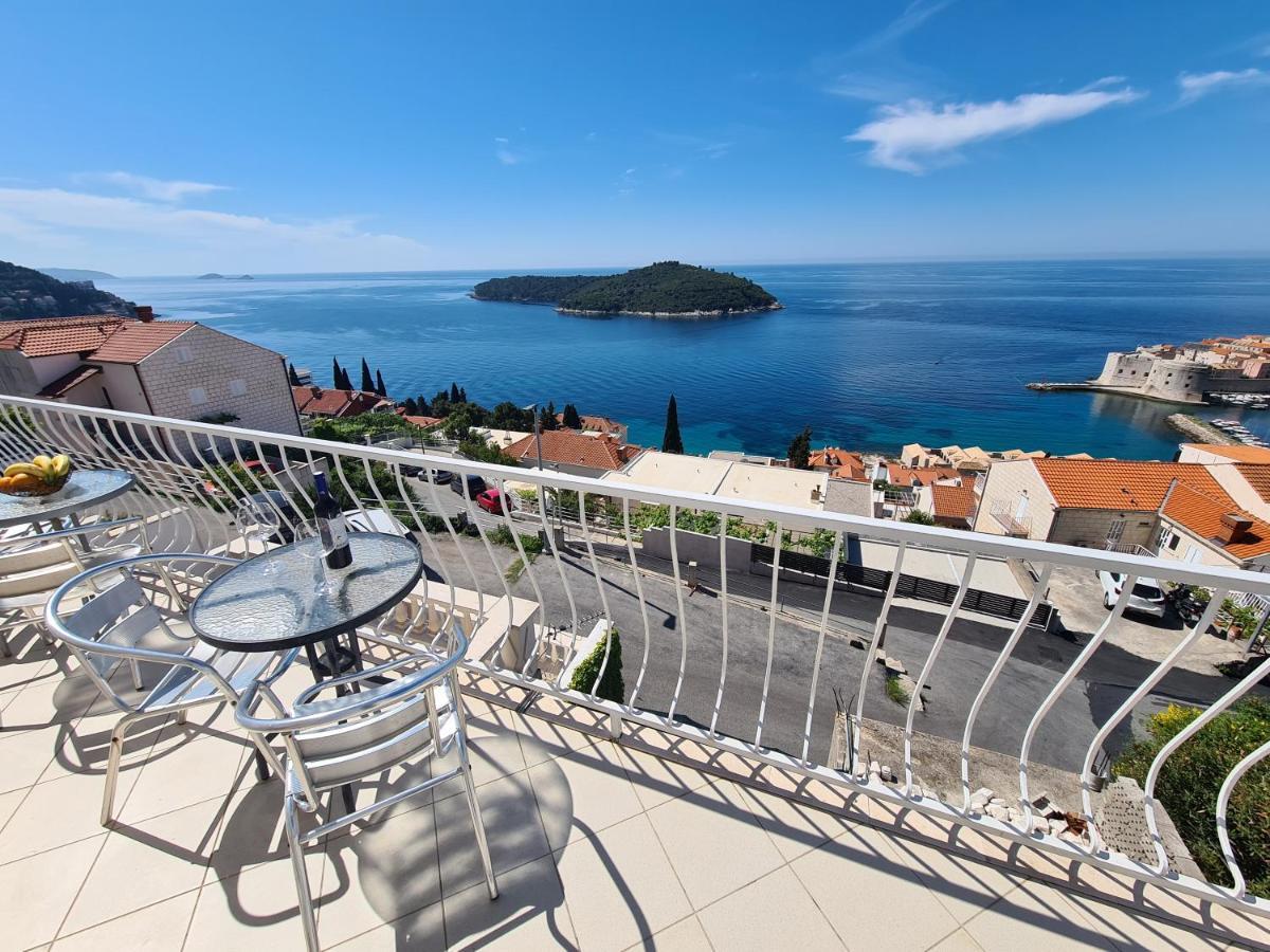 Panoramic Sea And Old Town View Dubrovnik Apartamento Exterior foto