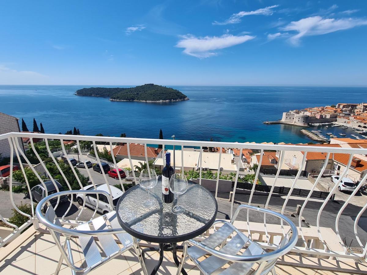 Panoramic Sea And Old Town View Dubrovnik Apartamento Exterior foto