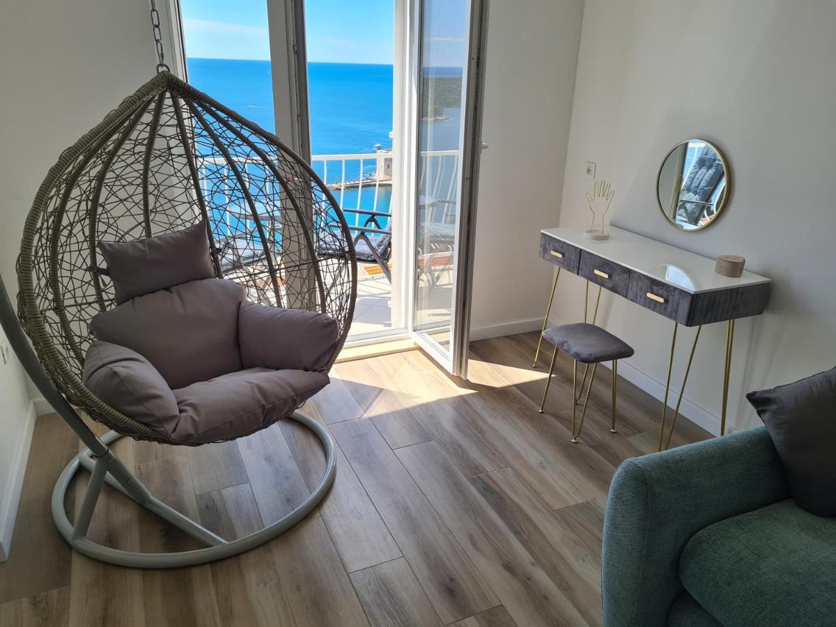 Panoramic Sea And Old Town View Dubrovnik Apartamento Exterior foto