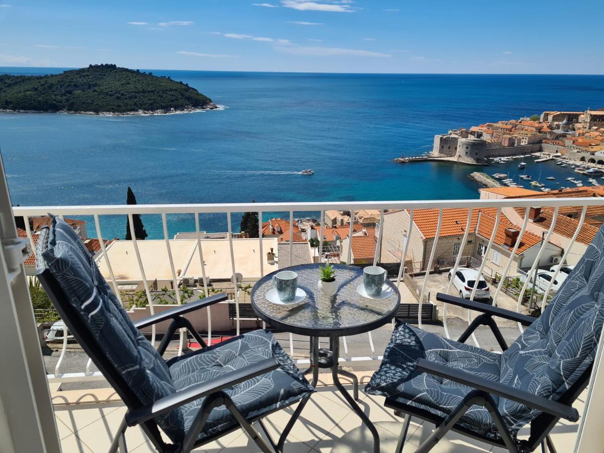 Panoramic Sea And Old Town View Dubrovnik Apartamento Exterior foto